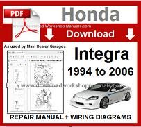 Honda Integra Workshop Manual