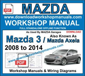 Mazda 3 Workshop Service Repair Manual Download