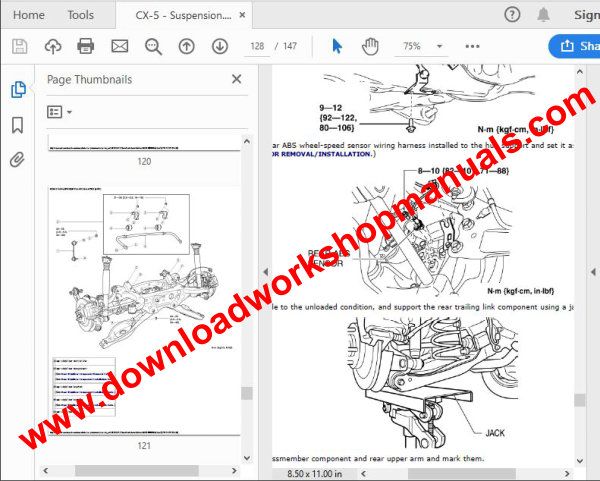 Mazda CX 5 Service Repair Workshop Manual