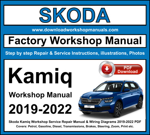 Skoda Kamiq 2019-2022 repair workshop manual