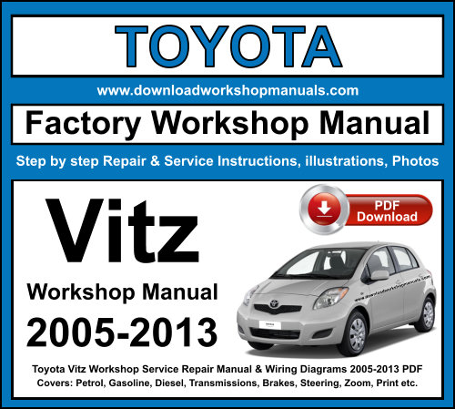 Toyota Vitz Service Repair Workshop Manual