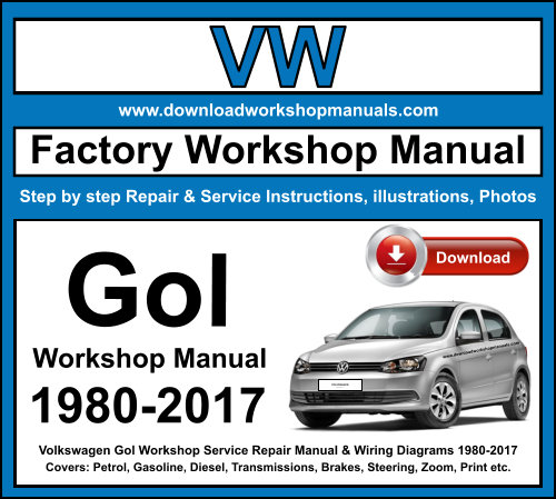 VW Volkswagen Gol Workshop Repair Manual