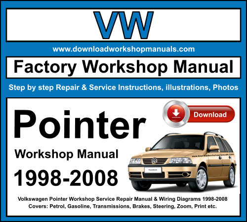 VW Volkswagen Pointer Workshop Repair Manual