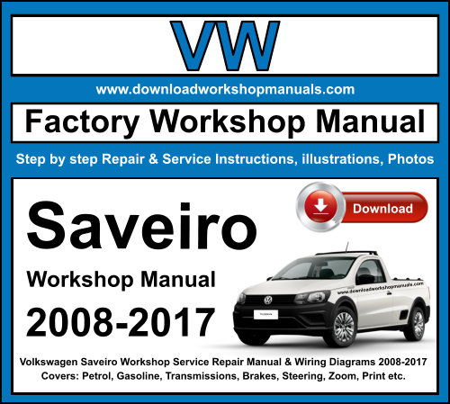 VW Volkswagen Saveiro Workshop Repair Manual