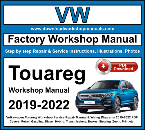 VW Touareg 2019-2022 pdf repair workshop manual