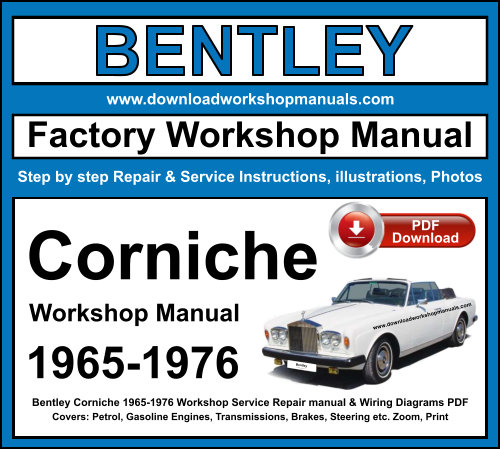 Bentley Corniche Service Repair Workshop Manual Download