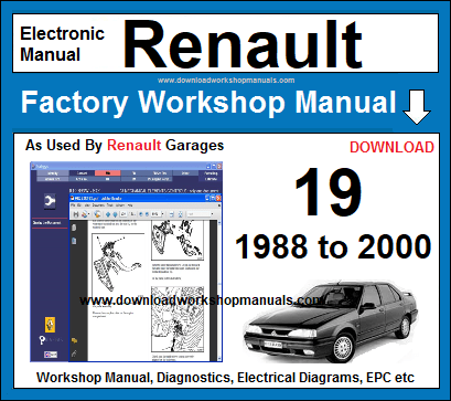 Renault 19 workshop service repair manual