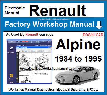 Renault Alpine Service Repair Workshop Manual