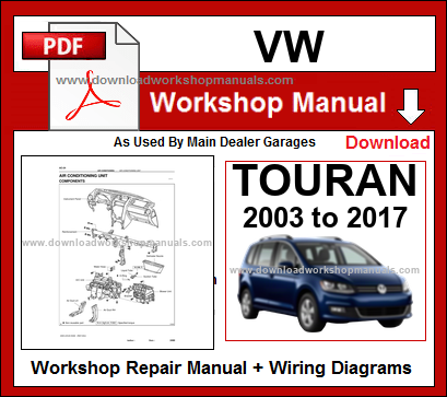 VW Touran Workshop Repair Manual Download