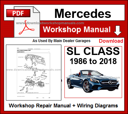 Mercedes SL Class Service Repair Manual