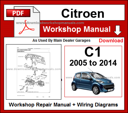 Citroen C1 Workshop Repair Manual Download