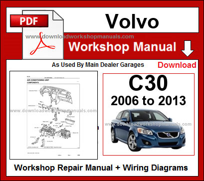 Volvo c30 workshop service repair manual