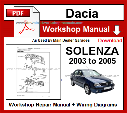 Dacia Solenza Workshop Service Repair Manual