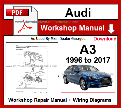 audi a3 workshop service repair manual download