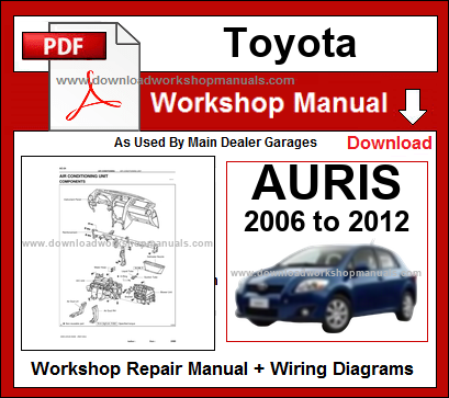 Toyota Auris Workshop Service Repair Manual Download