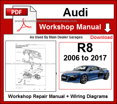 Audi R8 Service Repair Workshop Manual