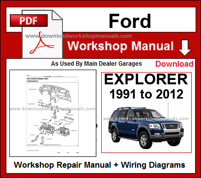 Ford Explorer Workshop Service Repair Manual