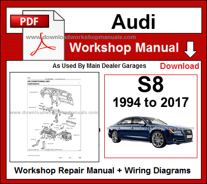 Audi S8 Service Repair Workshop Manual Download