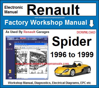 renault spider service repair workshop manual