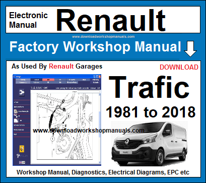 renault trafic service repair workshop manual